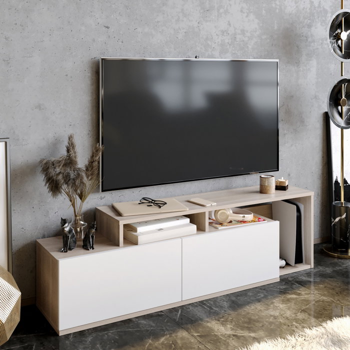 Hanah Home Nexera - Cordoba Soporte de TV Córdoba y Blanco